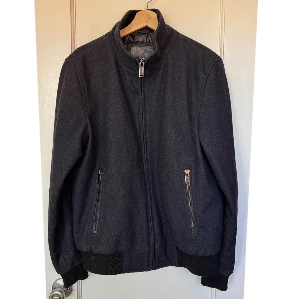 Calvin Klein Navy Zippered Fleece
